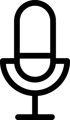 Record Voice Button Line Art Svg Vector, Free Vectors File